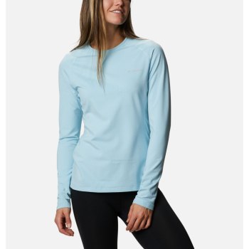 Columbia Omni-Heat 3D Knit Crew II Baselayer, Sudaderas Azules Para Mujer | 013927-LDA